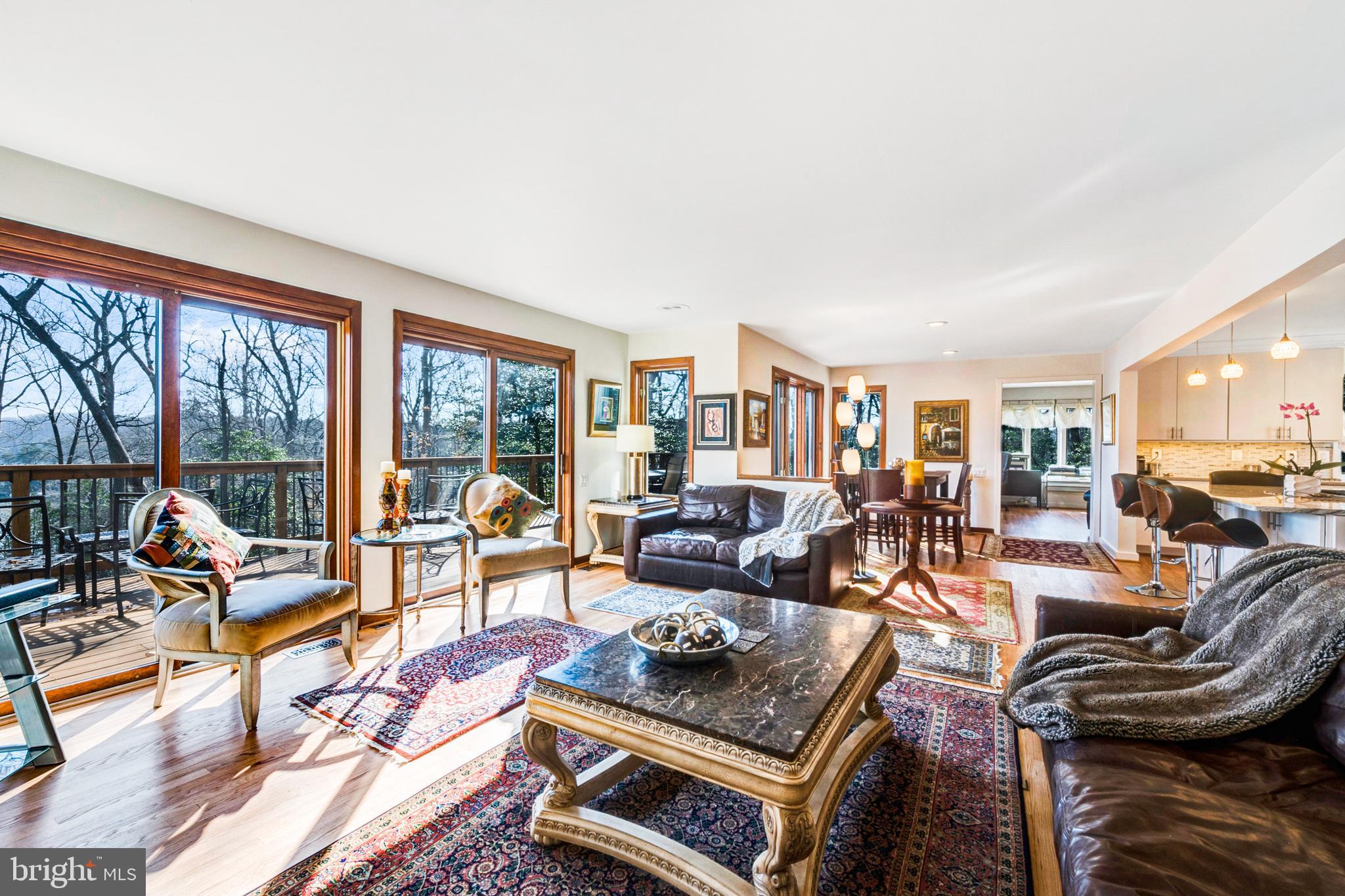 554 Maynadier Lane Crownsville, MD 21032 - Photo 5 of 68 Sliders in family room open to deck