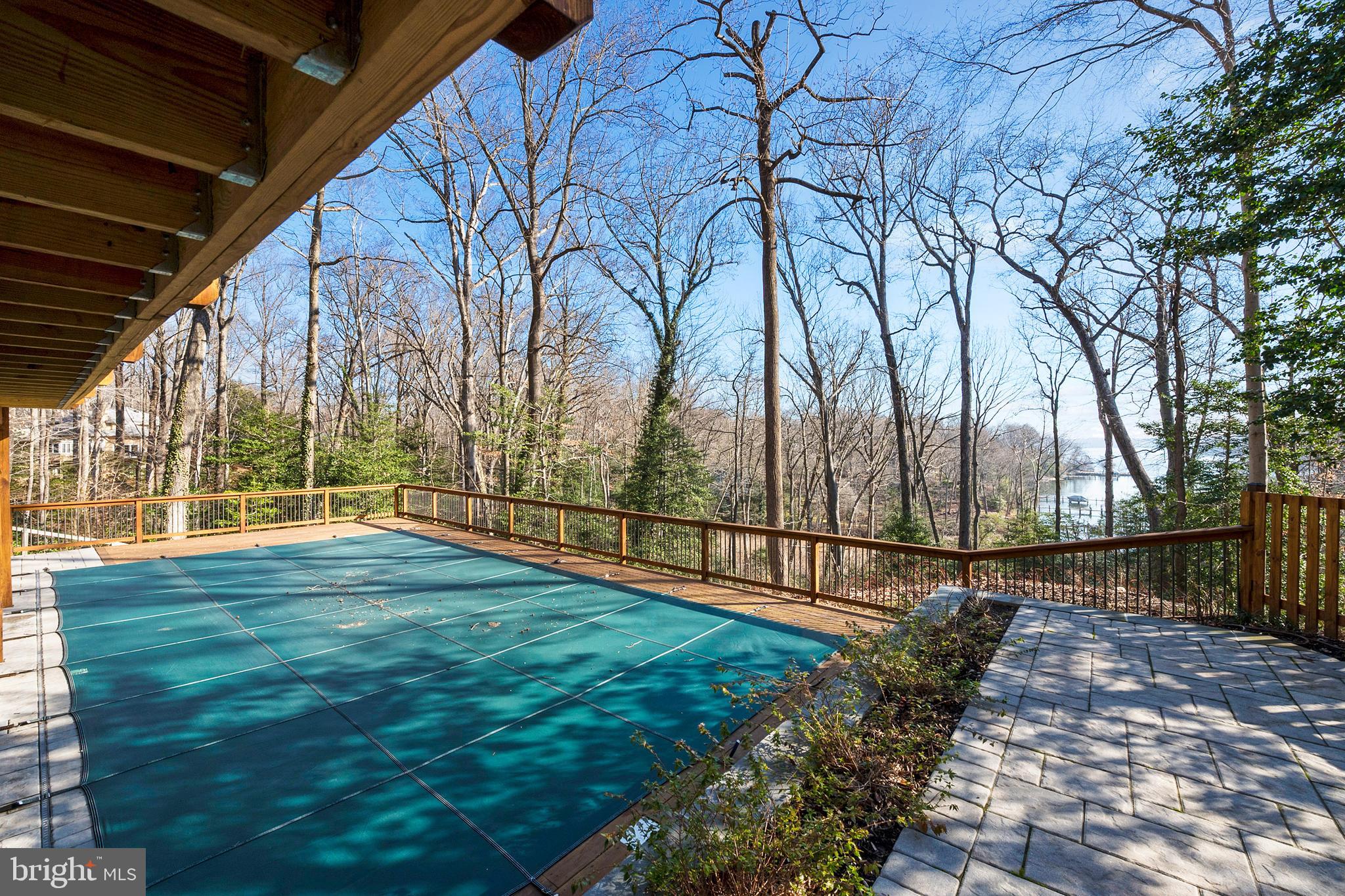554 Maynadier Lane Crownsville, MD 21032 - Photo 48 of 68 Heated pool overlooks river and forest