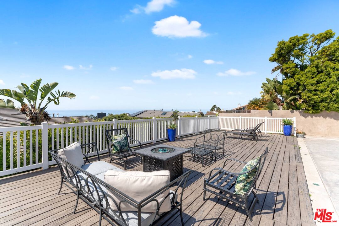 31518 Broad Beach Road Malibu, CA 90265 - Photo 6 of 27 a view of a roof deck with furniture