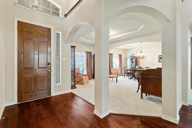 wooden floor in a gallery with wooden floor
