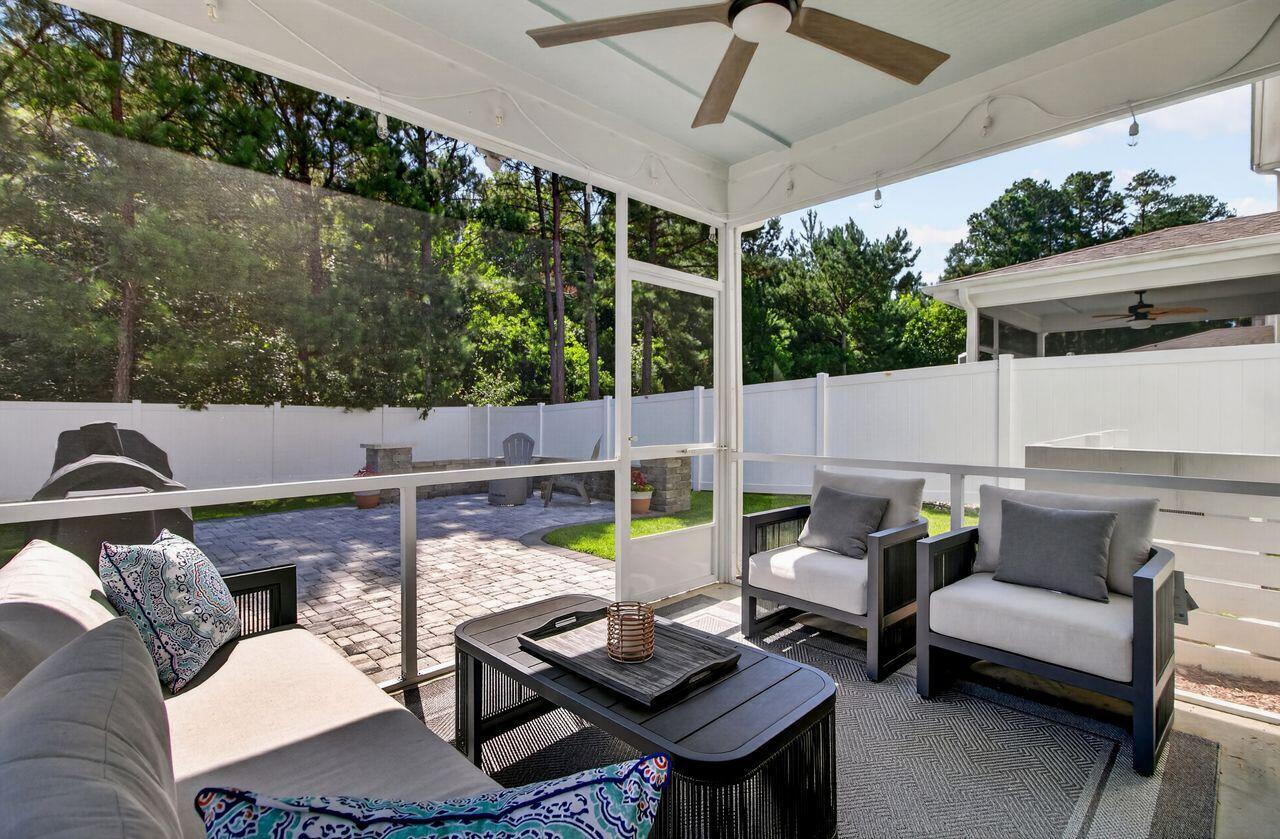 1634 Mermentau Street Mount Pleasant, SC 29466 - Photo 14 of 43 Screen porch with fan