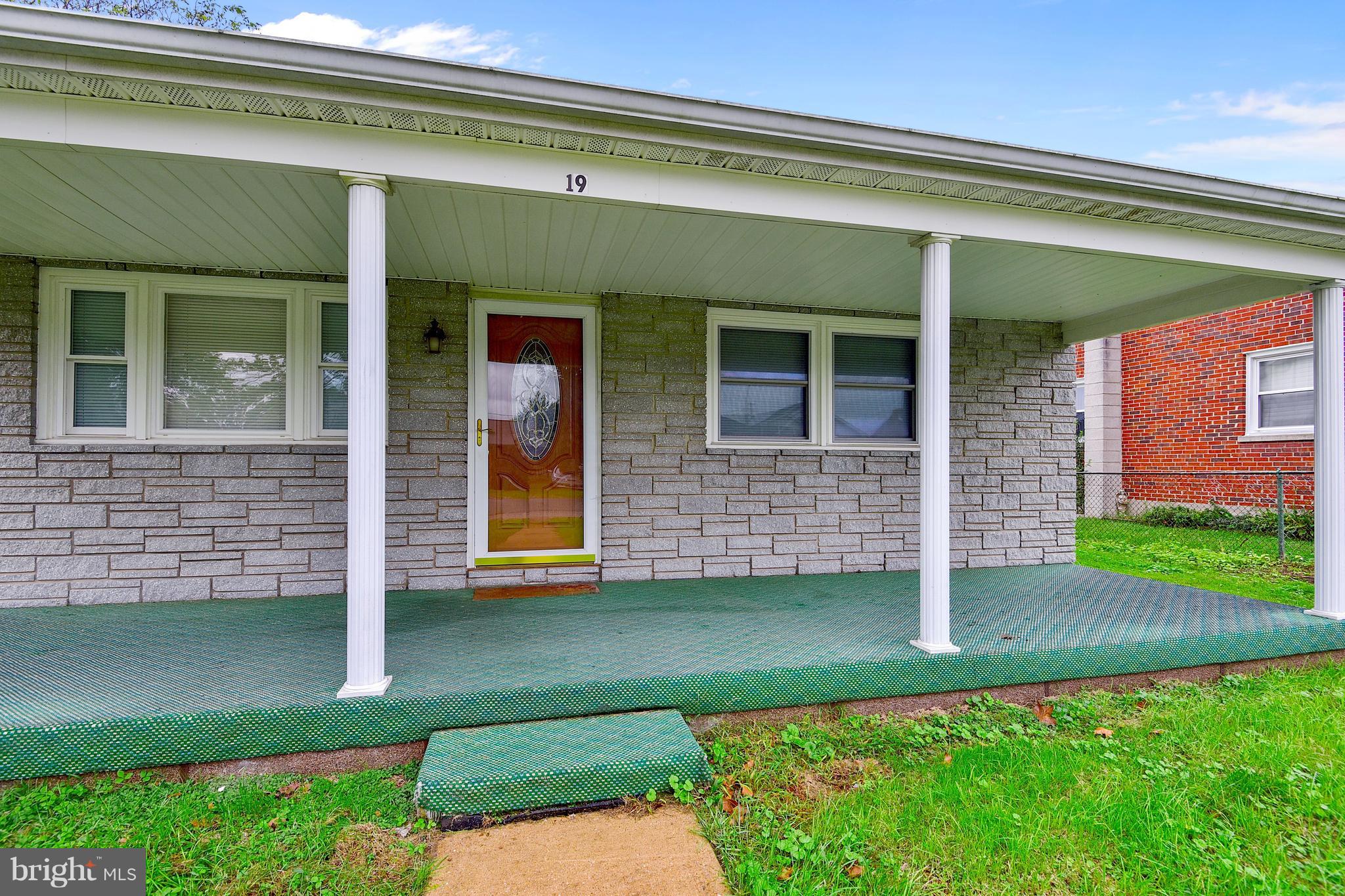 A great front porch for cool evenings