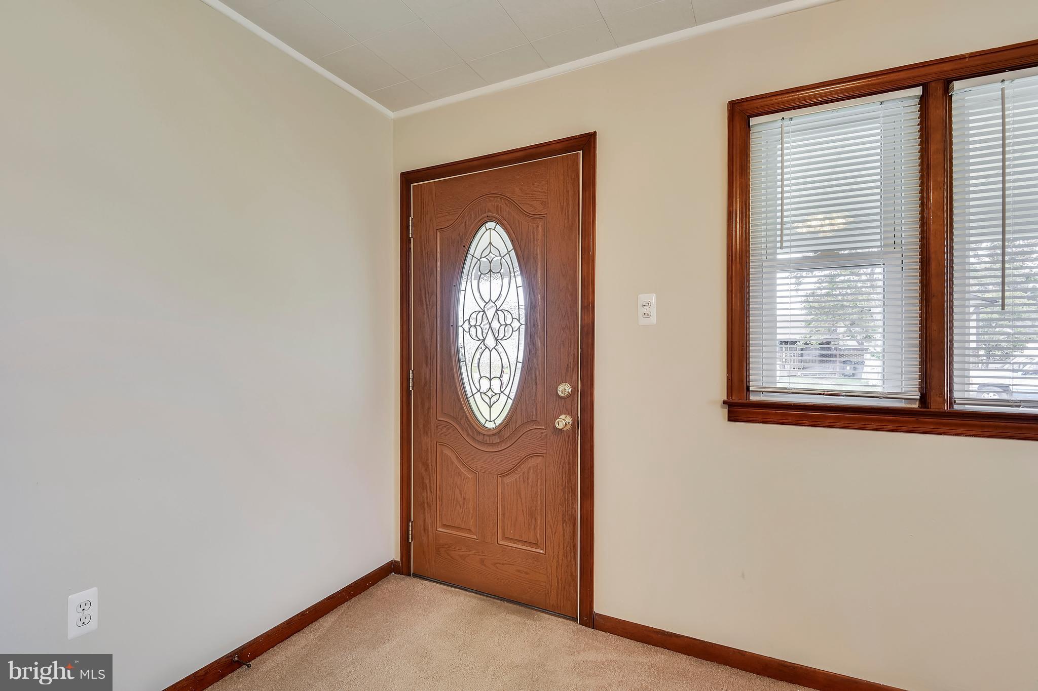 The pretty new front door