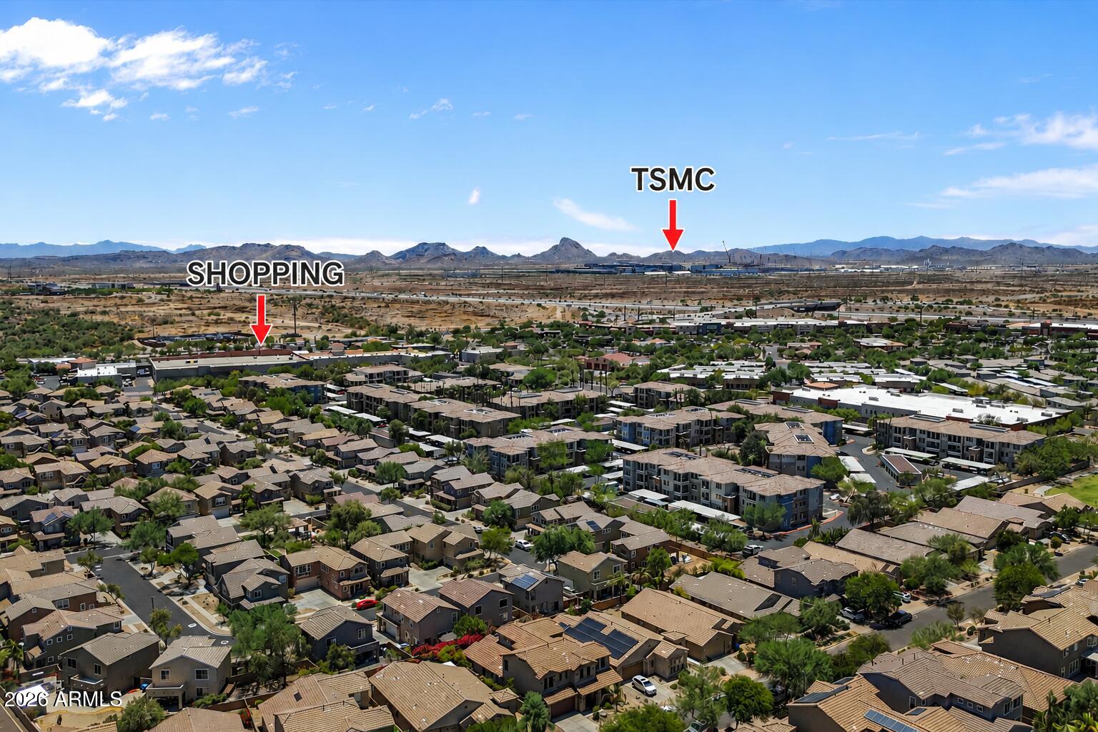 3009 West Trapanotto Road Phoenix, AZ 85086 - Photo 3 of 42 AERIAL LOOKING WEST