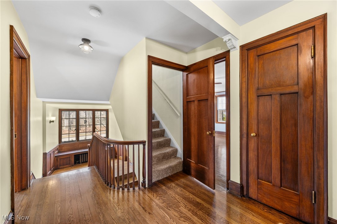1295 Yellowstone Road Cleveland, OH 44121 - Photo 33 of 45 Hallway and staircase to 3rd floor