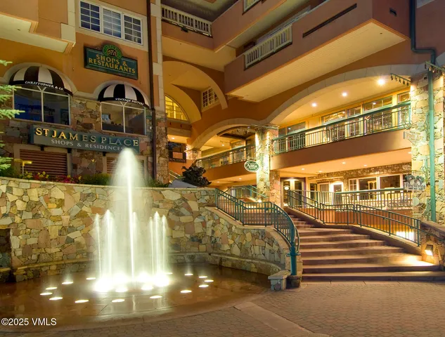 a living room with large window