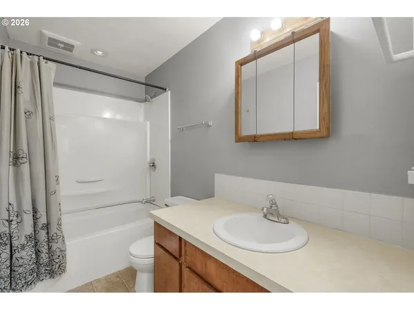 a view of an outdoor space and deck