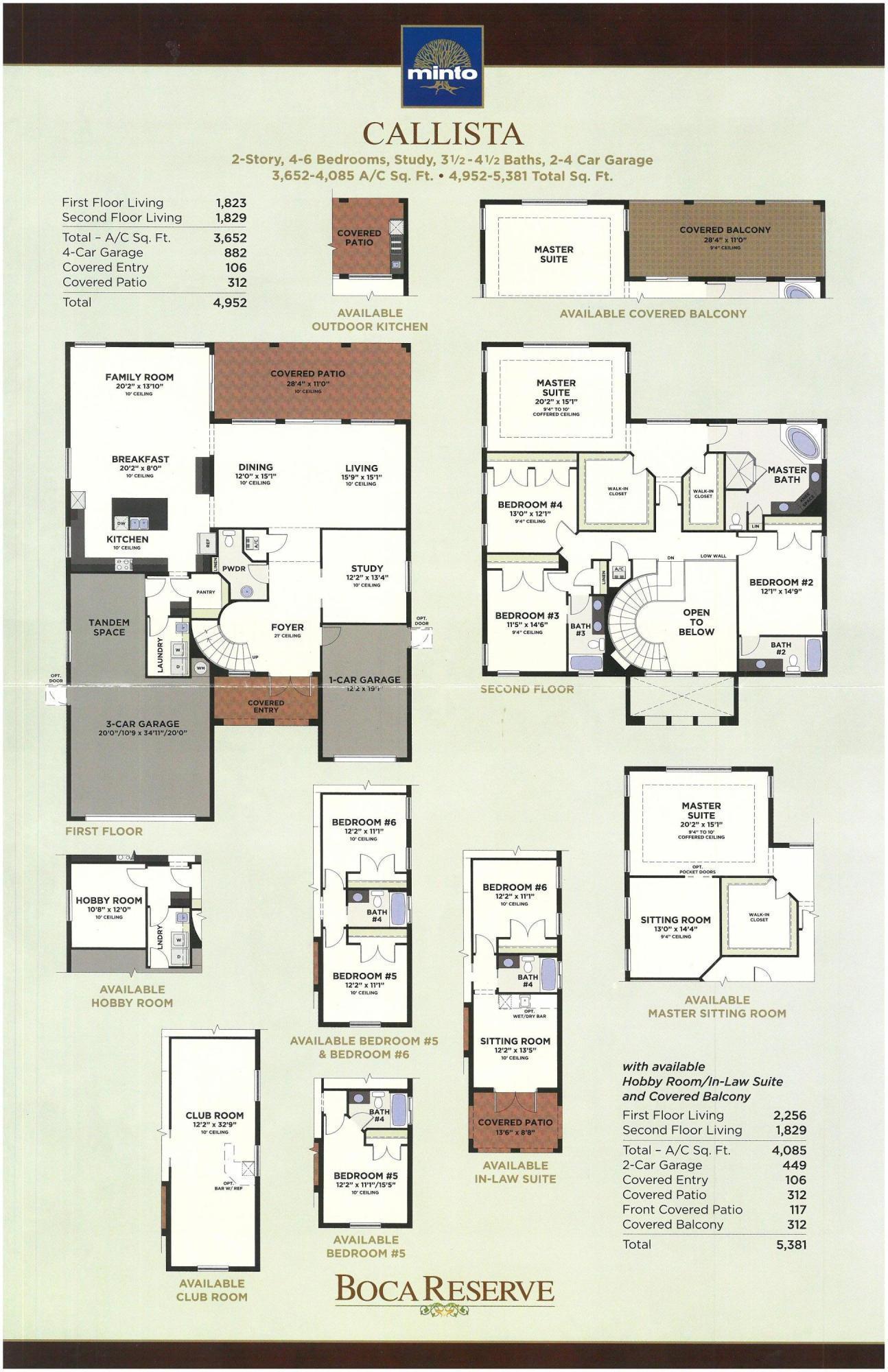 12161 Boca Reserve Lane Boca Raton, FL 33428 - Photo 26 of 26 Floorplan