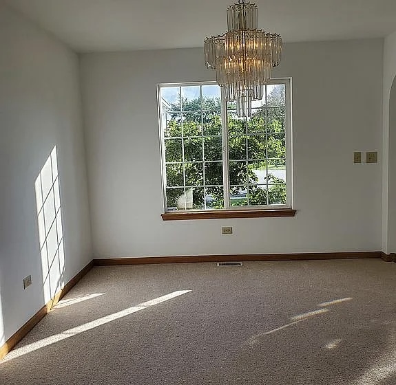 596 Farmview Court University Park, IL 60484 - Photo 7 of 14 an empty room with windows and mountain view