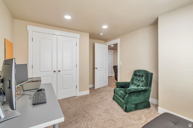 13038 Tower Ridge Drive Riverton, UT 84096 - Photo 21 of 30 Neutral paint tones complement the textured carpet flooring
