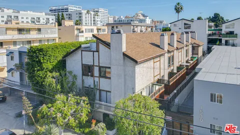a aerial view of a house