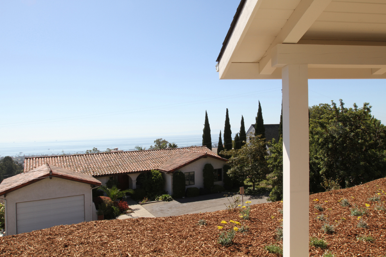 444 Las Alturas Road Santa Barbara, CA 93103 - Photo 12 of 14 View looking South
