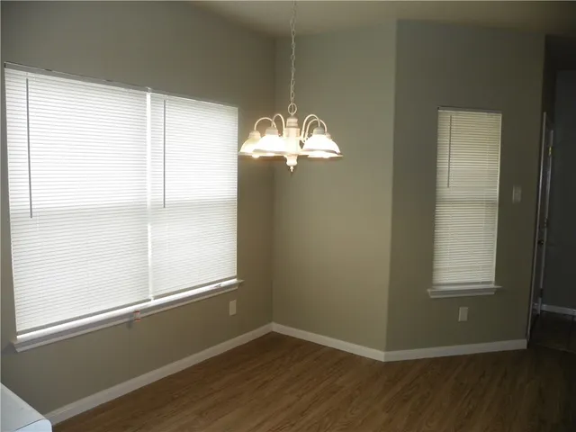 a view of a livingroom with a window