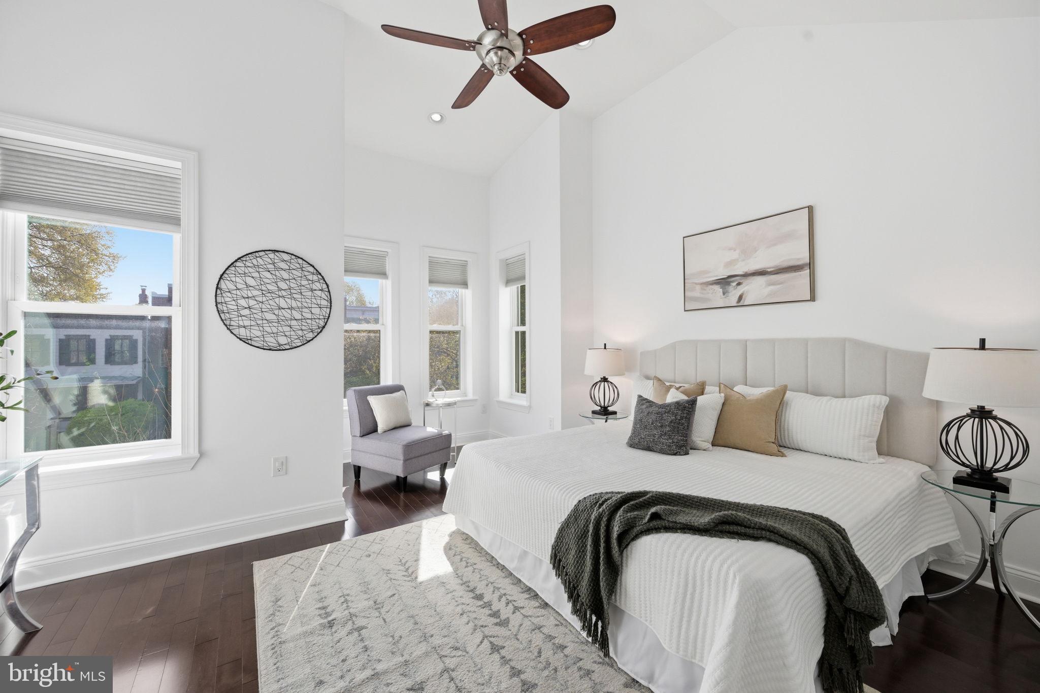 524 7th Street Northeast Washington, DC 20002 - Photo 10 of 25 a bedroom with a bed and a window