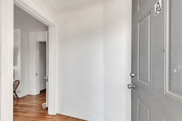 a view of front door