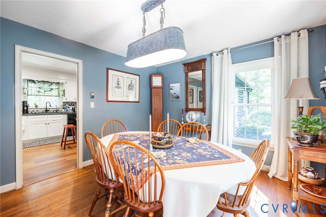 11766 Five Forks Road Farmville, VA 23901 - Photo 14 of 50 a view of a dining room with furniture window and wooden floor