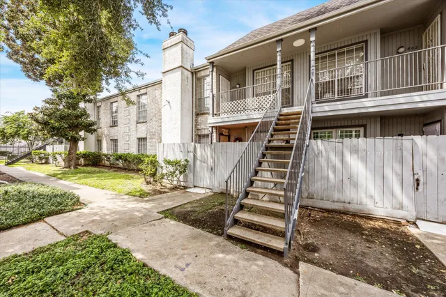 a view of outdoor space with seating