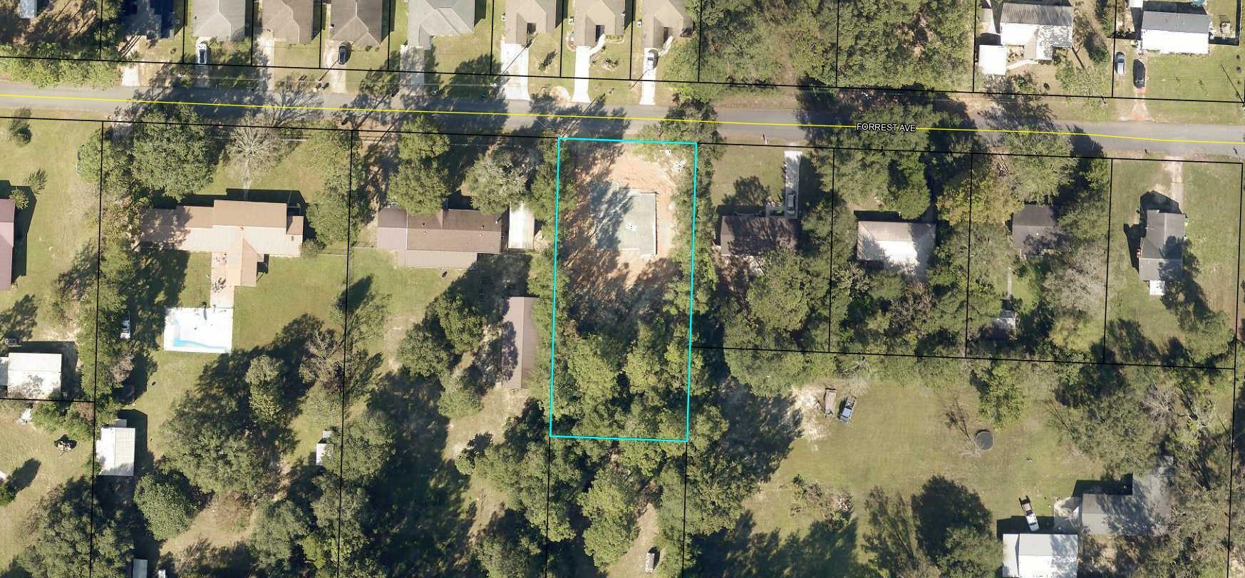 3156 Forrest Avenue Crestview, FL 32539 - Photo 44 of 44 a aerial view of residential houses with outdoor space