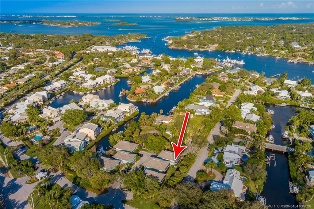 4095 Southeast Centerboard Lane, Unit 6B Stuart, FL 34997 - Photo 55 of 83 a view of city and ocean