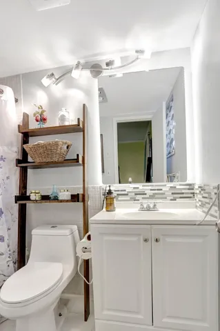 a outdoor living space with furniture