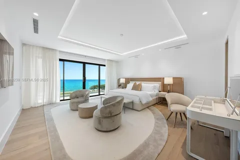 a bathroom with a double vanity sink and mirror
