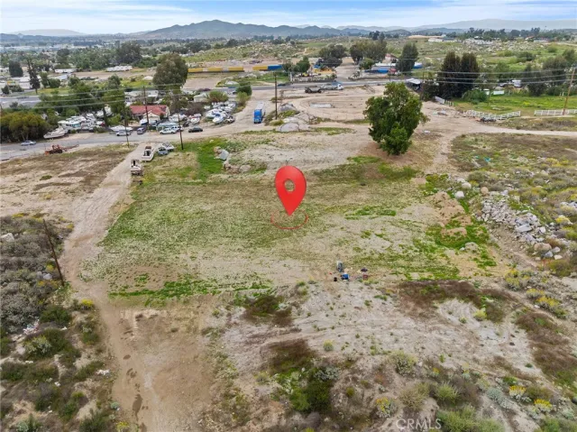 an aerial view of a houses with outdoor space