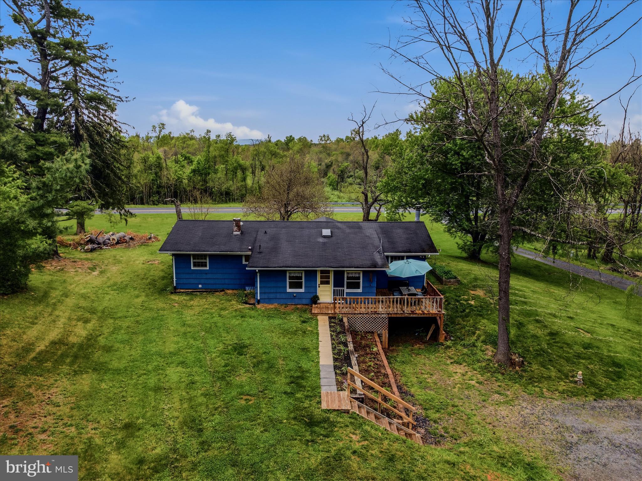 6717 Middle Road Middletown, VA 22645 - Photo 36 of 58 Aerial Back