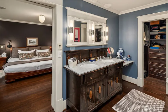 a kitchen with a stove and a refrigerator