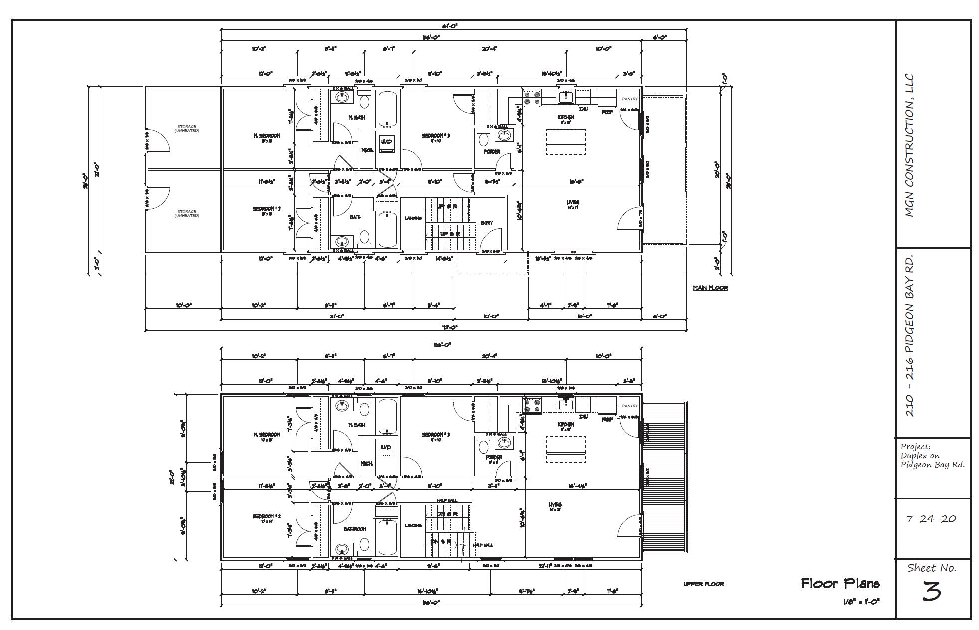 210 Pidgeon Bay Road Summerville, SC 29483 - Photo 25 of 25 Right Duplex - Floorplan