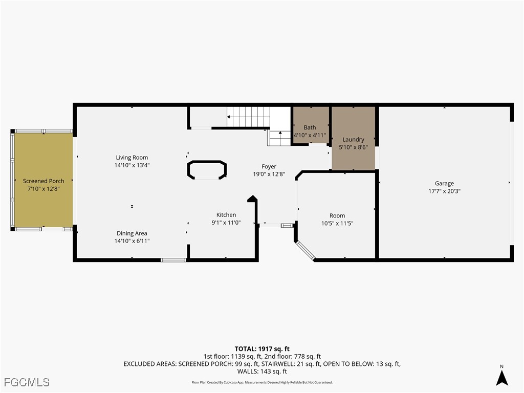 13160 Broadhurst Loop, Unit 101 Fort Myers, FL 33919 - Photo 38 of 39 a picture of a floor plan