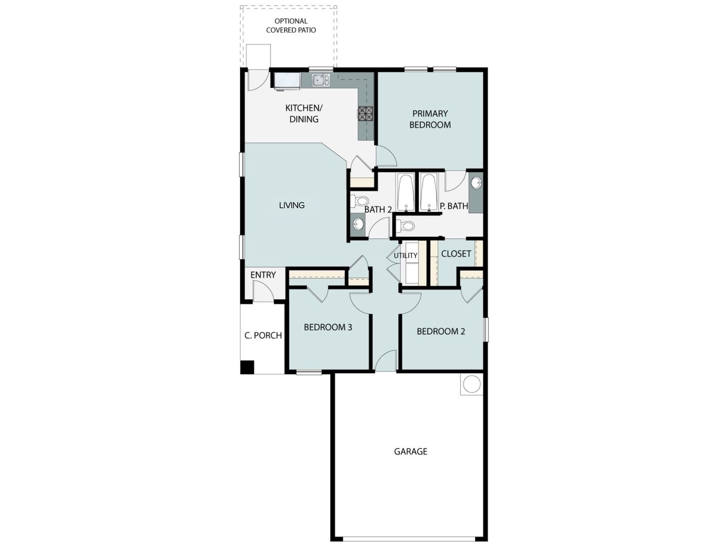 11601 Murano Drive Austin, TX 78747 - Photo 2 of 5 a picture of a floor plan