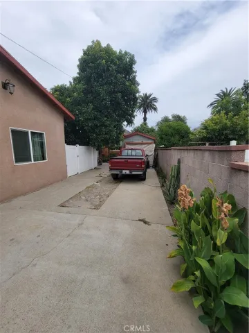 a street view with a lake view