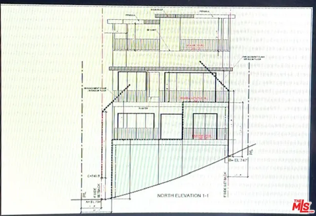 a view of a large window
