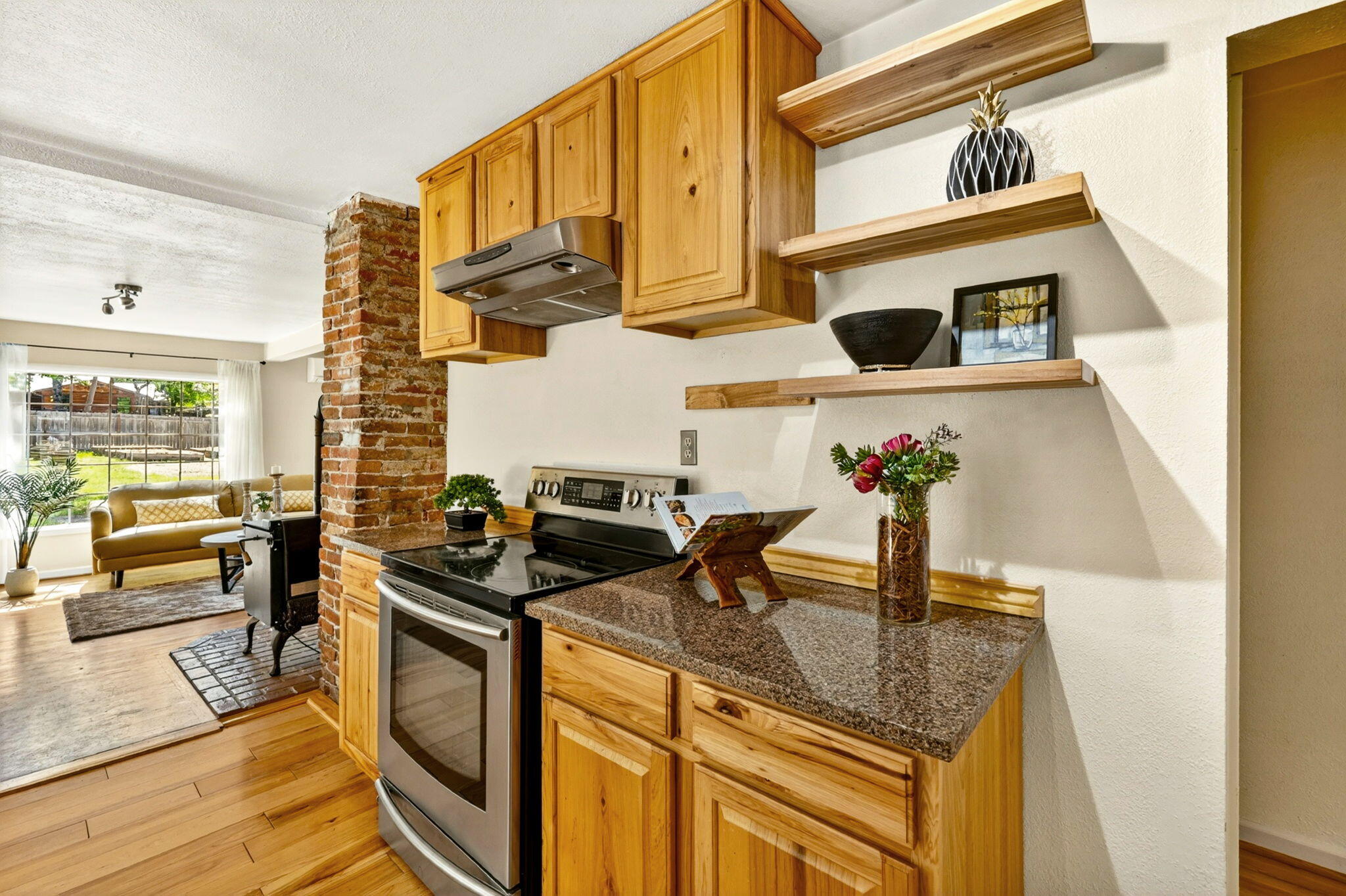 51 Sterling Creek Road Jacksonville, OR 97530 - Photo 15 of 54 a kitchen with stainless steel appliances granite countertop a stove and a sink