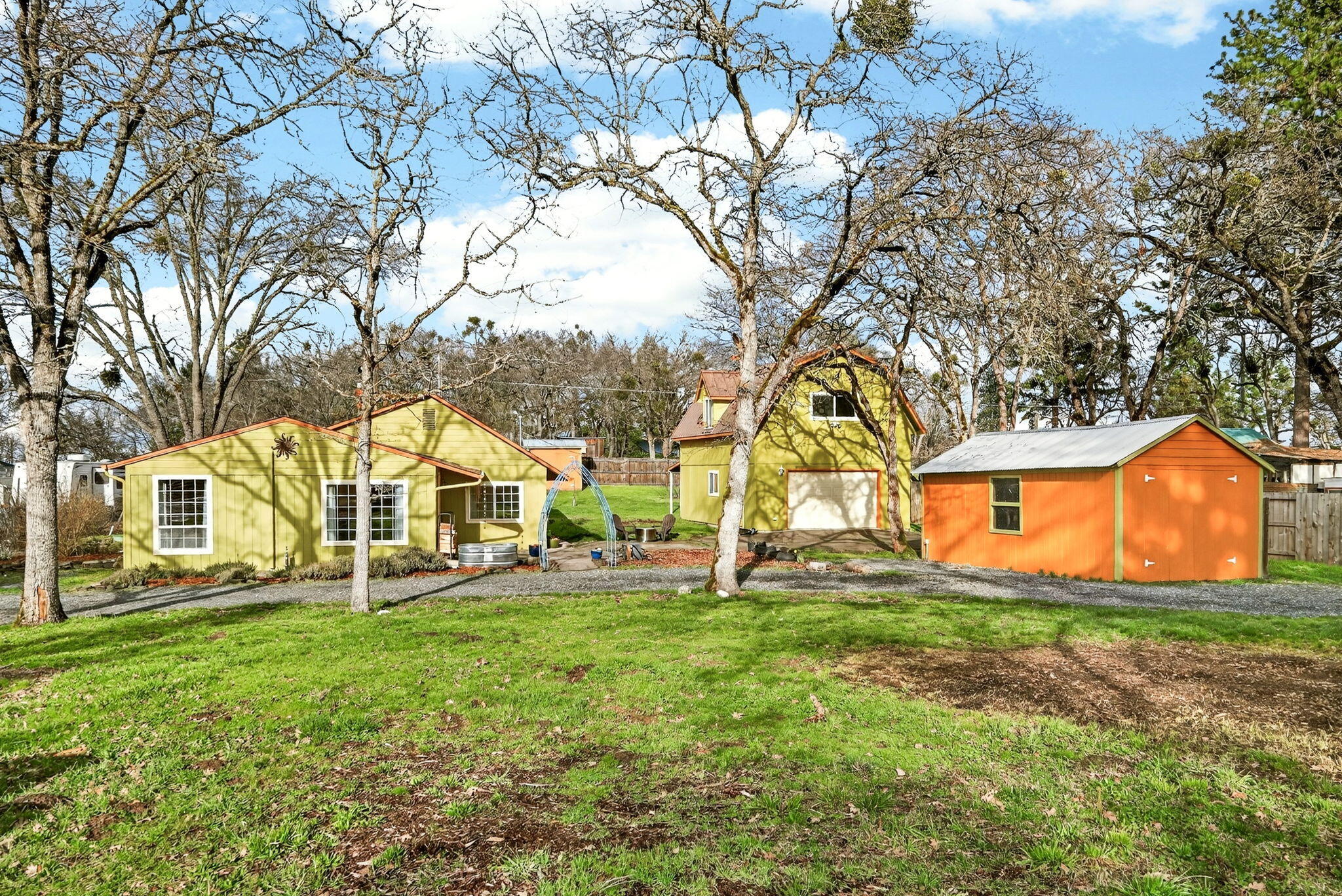 front view of house with a yard