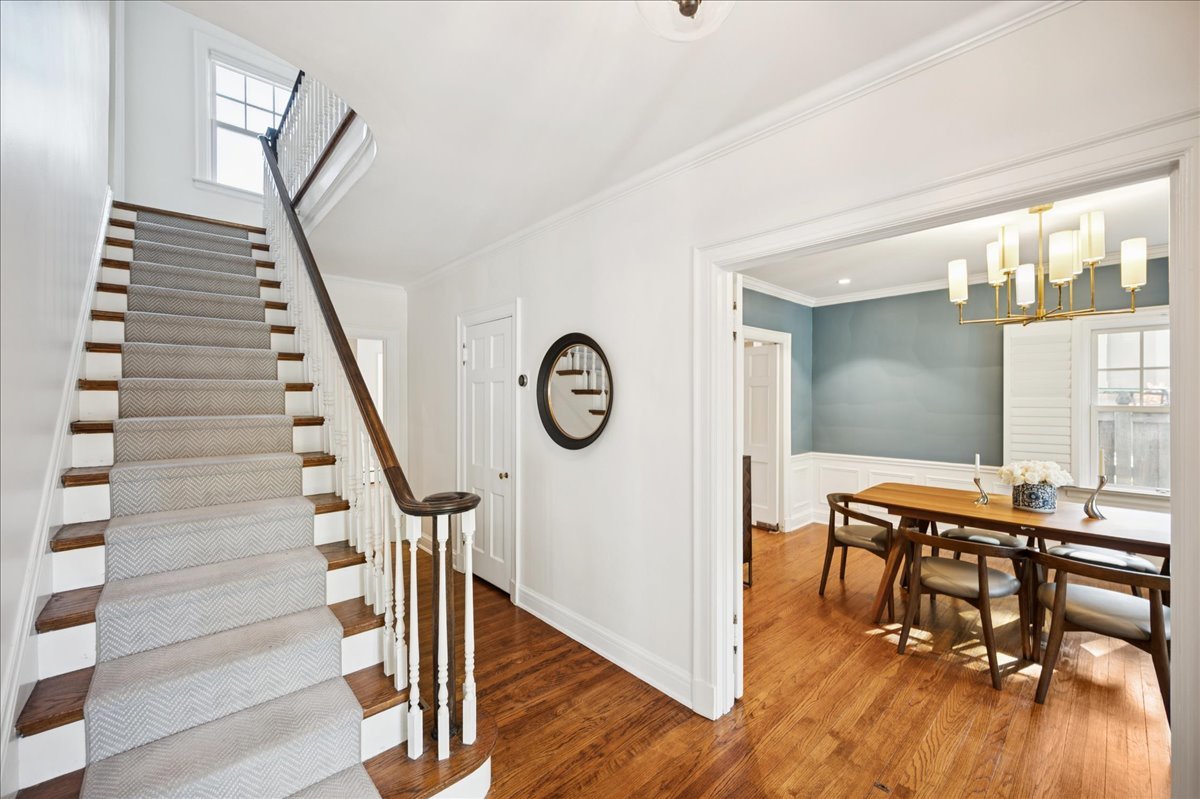 305 Poplar Street Winnetka, IL 60093 - Photo 6 of 26 a view of a hallway with wooden floor and entryway