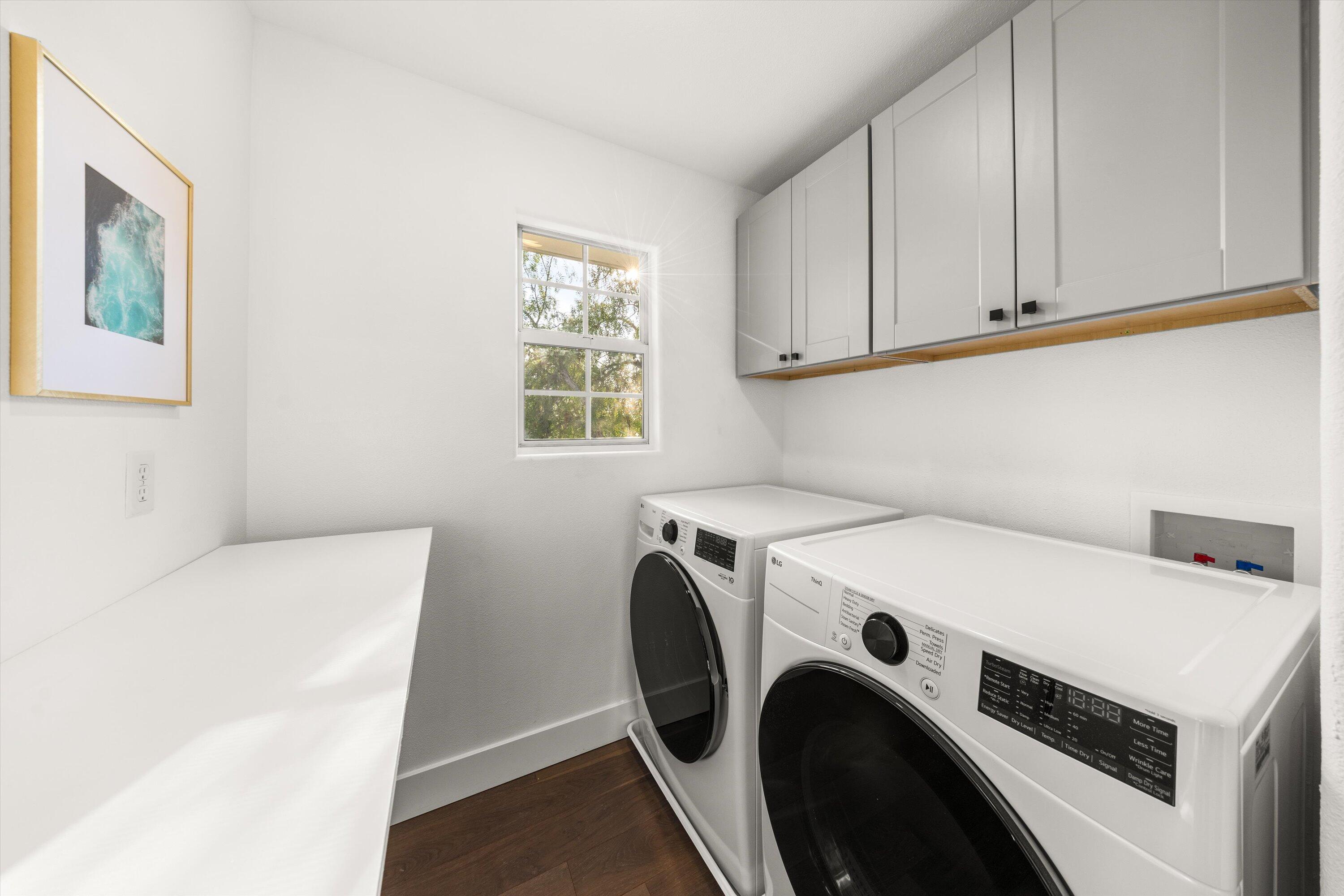 1378 Sycamore Canyon Road Santa Barbara, CA 93108 - Photo 16 of 28 a utility room with dryer and washer