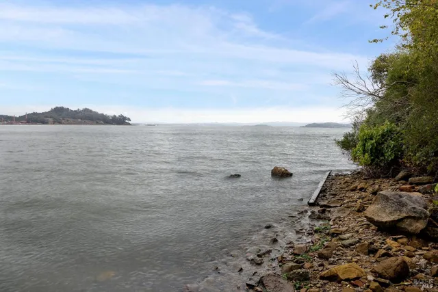 a view of an ocean beach
