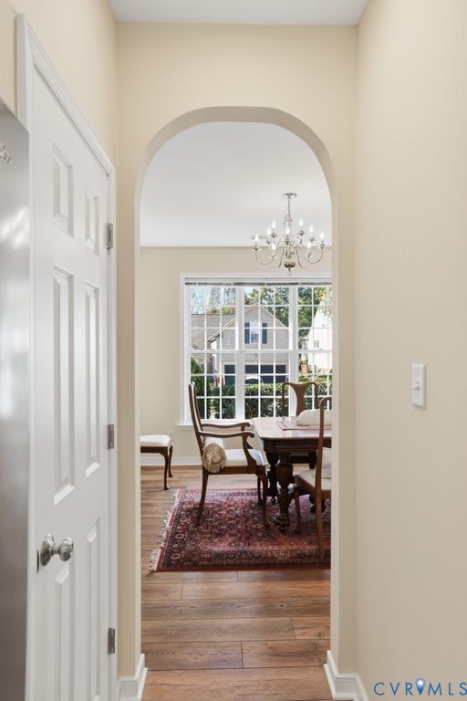 13924 Krim Point Road Midlothian, VA 23114 - Photo 14 of 48 a view of a living room and dining room