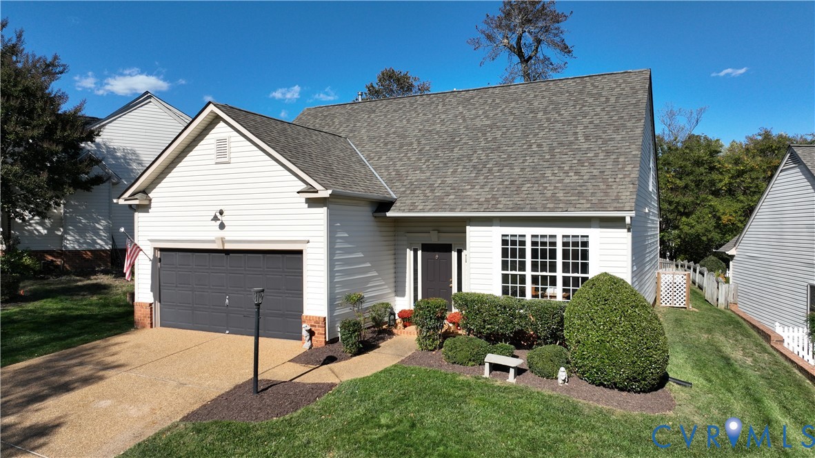 13924 Krim Point Road Midlothian, VA 23114 - Photo 46 of 48 a view of a house with backyard and garden