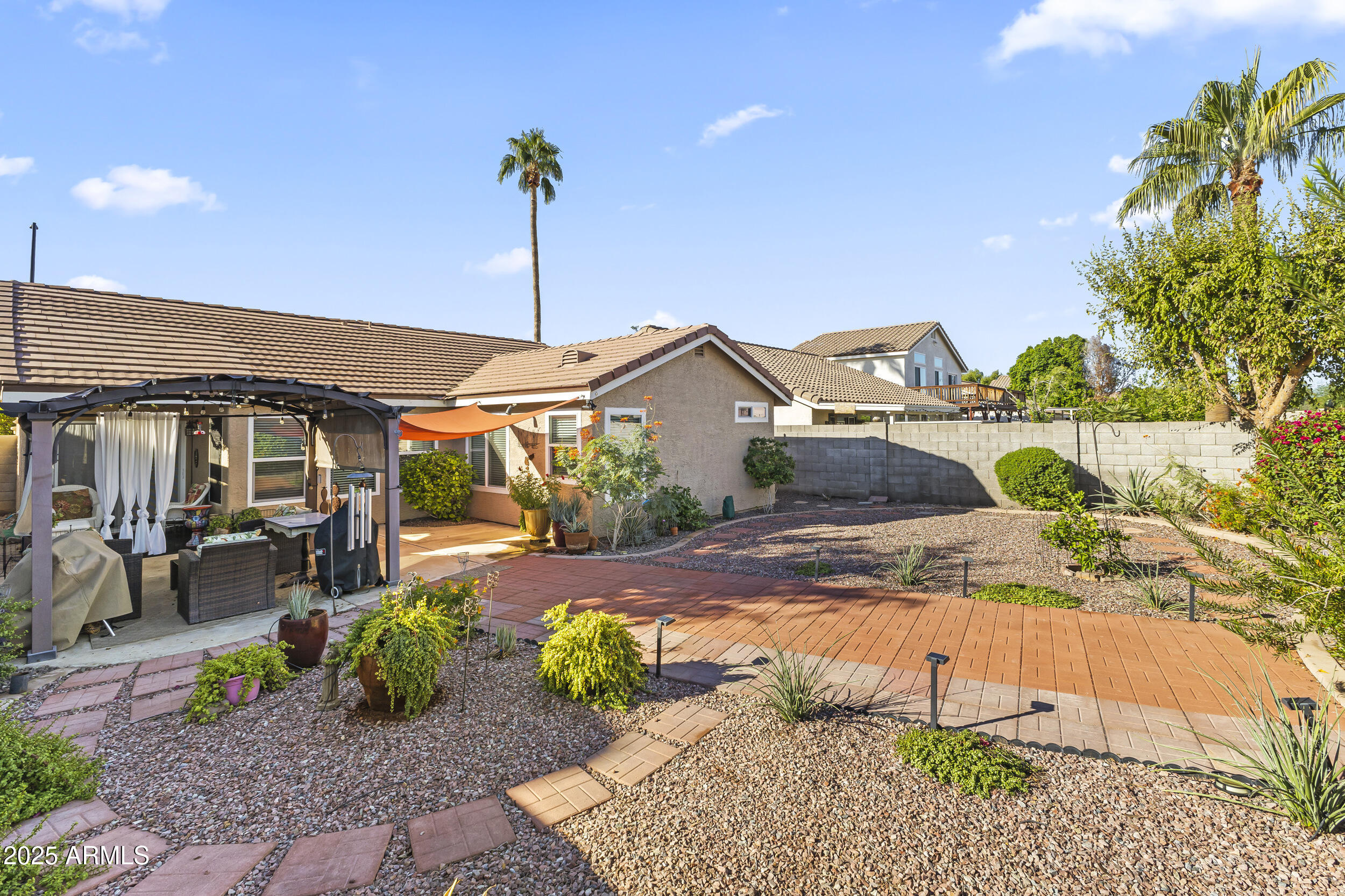 922 West Hudson Way Gilbert, AZ 85233 - Photo 23 of 27 a view of a garden with sitting area