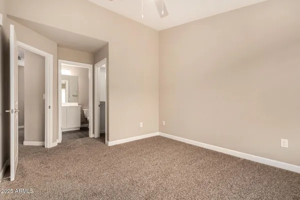 a view of empty room
