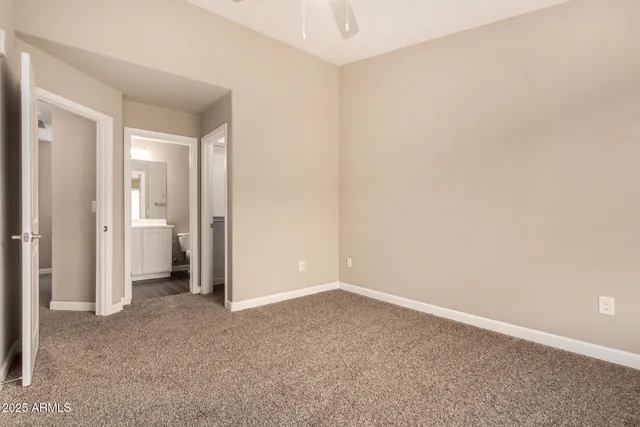 a view of empty room