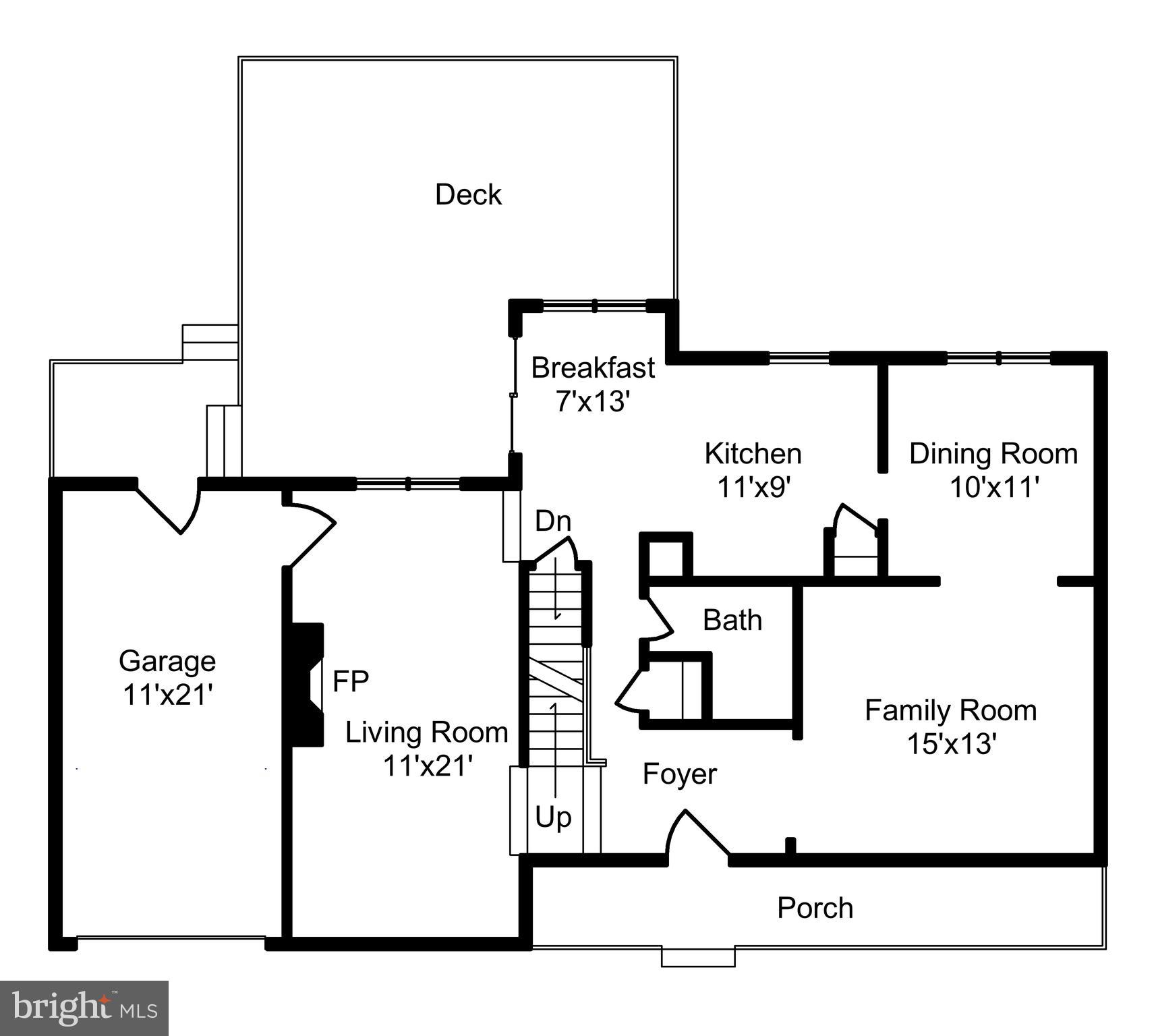 9301 Ramblebrook Road Baltimore, MD 21236 - Photo 35 of 37 Main Level Floor Plan
