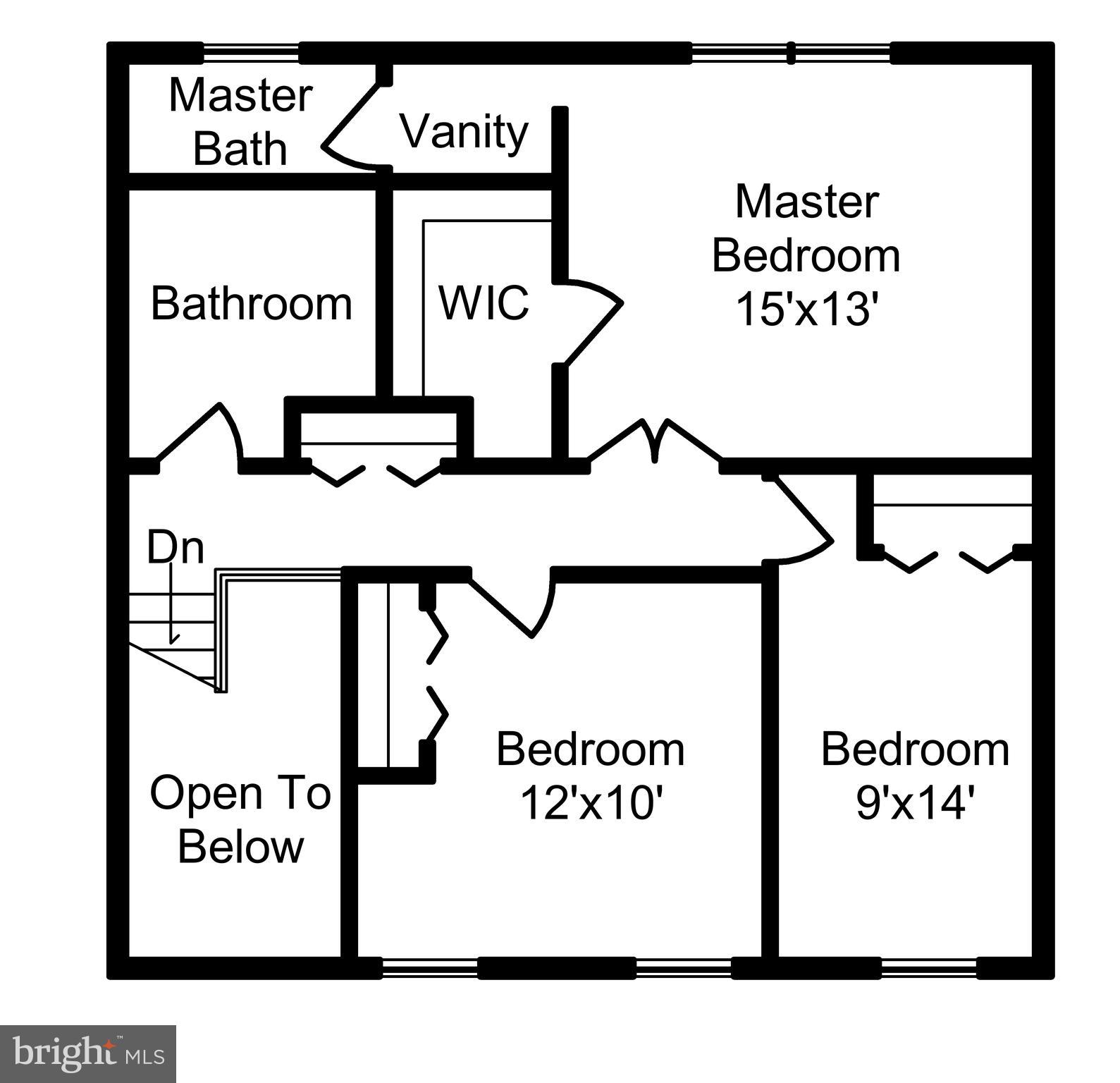 9301 Ramblebrook Road Baltimore, MD 21236 - Photo 36 of 37 Upper Level Floor Plan