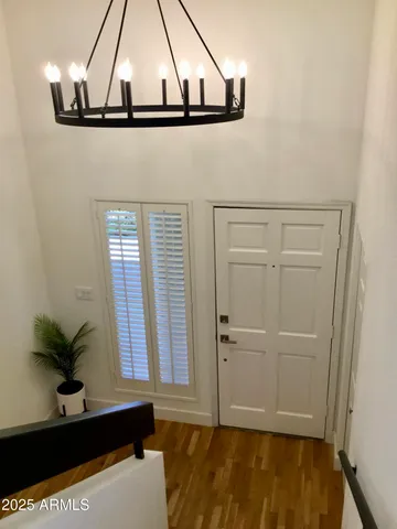 a view of front door