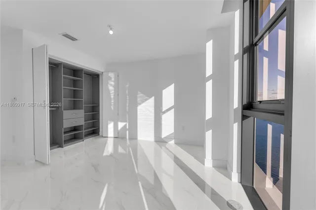 a view of an empty room