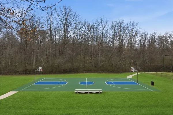 a view of a tennis court