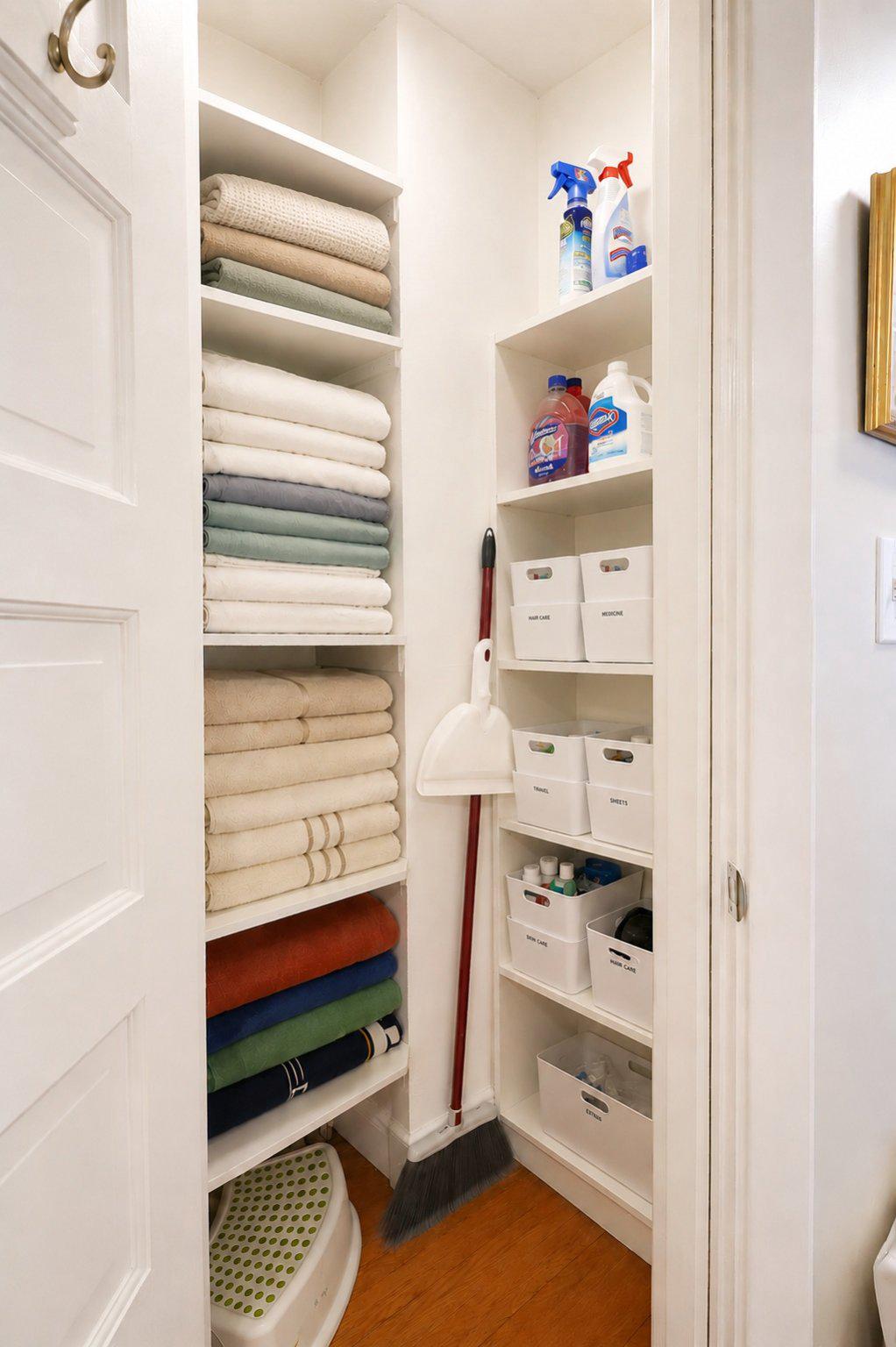 15 East Walnut Street Alexandria, VA 22301 - Photo 36 of 77 Walk-in, well-lit Linen Closet *Virtually staged