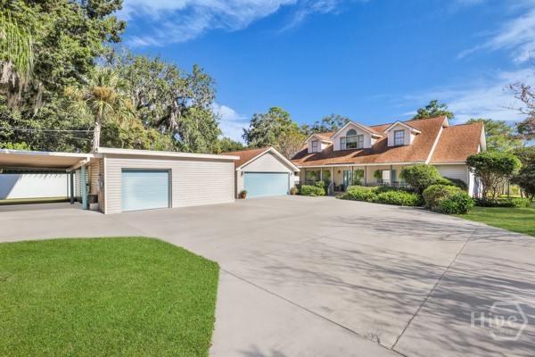 246 Oatland Island Road Savannah, GA 31410 - Photo 60 of 61 Detached 2 car garage w+ workshop and golfcart par